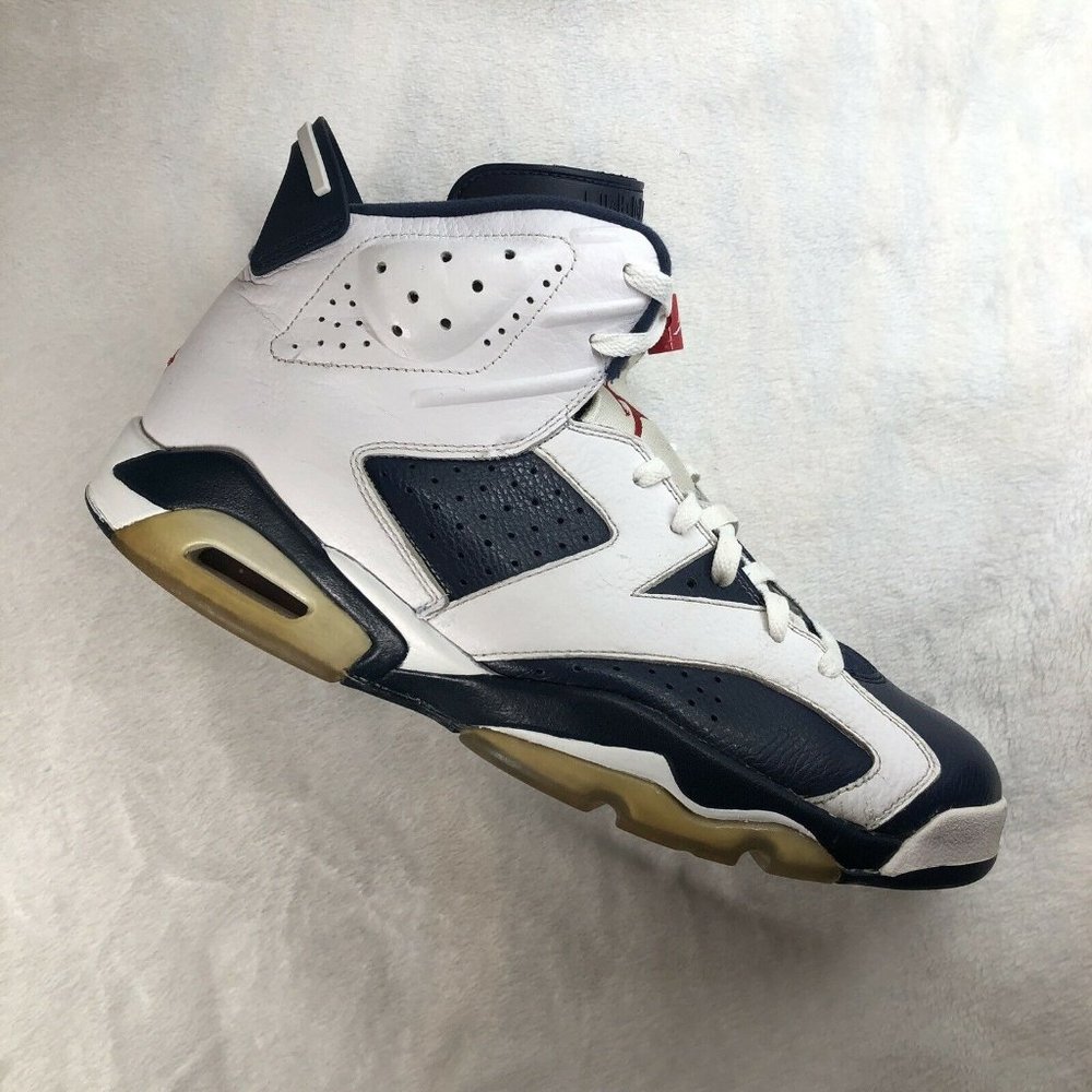 2012 Nike Air Jordan 6 VI Retro Olympic Midnight Navy Men's Size 13 384664-130